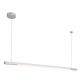 Pendule, Lustre suspendate - Lustra LED dimabila liniara, suspendata Organic 100cm, alb