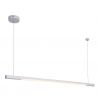 Lustra LED dimabila liniara, suspendata Organic 100cm, alb