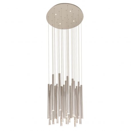 Candelabre, Lustre - Lustra LED dimabila design Premium Class Quality 62cm ORGANIC FAT CROM