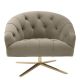 Scaune - Scaun pivotant design elegant LUX Gardner, savona greige