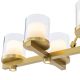 Pendule, Lustre suspendate - Lustra suspendata cu telecomanda design LUX Donovan, alama antica