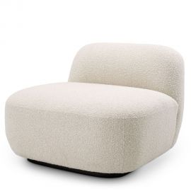 Fotolii - Fotoliu design modern LUX Bjorn, boucle crem