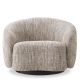Fotolii - Fotoliu pivotant design elegant LUX Amore, bej mademoiselle