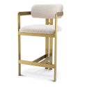 Scaun bar design LUX Donato Counter Stool, boucle crem