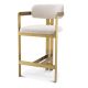 Scaune - Scaun bar design LUX Donato Counter Stool, boucle crem