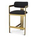 Scaun bar design LUX Donato Counter Stool, boucle negru