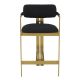 Scaune - Scaun bar design LUX Donato Counter Stool, boucle negru