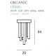 Plafoniere - Plafoniera LED dimbila design Premium Class Quality ORGANIC cupru