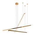 Lustra LED dimabila design modern TRIO 3 auriu