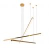 Lustra LED dimabila design modern TRIO 3 auriu