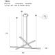 Pendule, Lustre suspendate - Lustra LED dimabila design modern TRIO 3 auriu