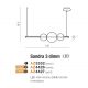 Candelabre, Lustre - Lustra LED dimabila design modern SANDRA 3 GO