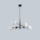 Candelabre, Lustre - Lustra suspendata design modern OVIEDO 6 BK/BK
