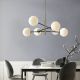 Candelabre, Lustre - Lustra suspendata design modern OVIEDO 6 BK/BK