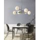 Candelabre, Lustre - Lustra suspendata design modern OVIEDO 6 GO/BK