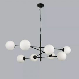Candelabre, Lustre - Lustra suspendata design modern OVIEDO 8 BK/BK