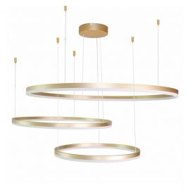 Corpuri de iluminat Lustre pentru casa scarii - Lustra LED XXL suspendata design modern circular geometric Halo GO