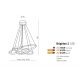 Candelabre, Lustre - Lustra LED suspendata design modern circular Brighton 3 GO