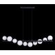 Pendule, Lustre suspendate - Lustra suspendata design modern SYBILLA 10 black