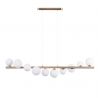 Lustra suspendata design modern SYBILLA 10 gold