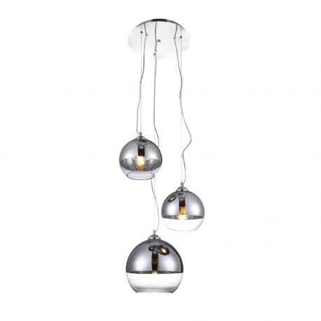 Pendule, Lustre suspendate - Lustra design modern Silver Ball 3