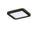 Spot LED pentru baie incastrat IP44 Slim 9 square 4000K negru