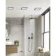 Iluminat pentru baie - Spot LED pentru baie incastrat IP44 Slim 9 square 4000K negru