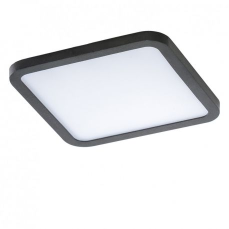 Iluminat pentru baie - Spot LED pentru baie incastrat IP44 Slim 15 square 4000K negru