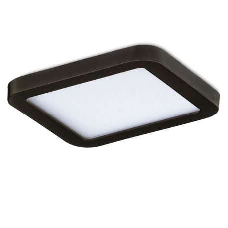 Iluminat pentru baie - Spot LED pentru baie incastrat IP44 Slim 22 square 4000K negru