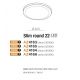 Iluminat pentru baie - Spot LED pentru baie incastrat IP44 Slim 22 round 3000K alb