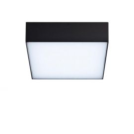 Plafoniere - Plafoniera LED pentru exterior IP54 CASPER SQUARE 4000K BK