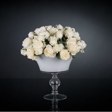 Aranjamente florale LUX - Aranjament floral mediu design LUX ANN ROSES
