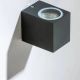 Aplice - Aplica de perete exterior ambientala IP54 RIMINI 1 SQUARE DGR