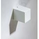 Aplice - Aplica de perete exterior ambientala IP54 RIMINI 1 SQUARE WH