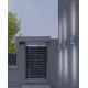 Aplice - Aplica de perete exterior ambientala IP54 RIMINI 1 SQUARE BK