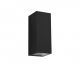 Aplica moderna exterior cu iluminat ambiental IP54 JAKE WALL 2 negru