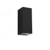 Aplica moderna exterior cu iluminat ambiental IP54 JAKE WALL 2 negru