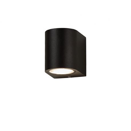Aplice - Aplica de perete exterior ambientala IP54 RIMINI 1 negru