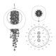 Lustre Cristal Bohemia - Lustra moderna Vision design LUX Cristal Bohemia Exclusive ALIA 03 A – CH