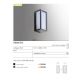 Aplice - Aplica de perete exterior moderna IP54 VENETO negru