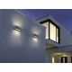 Aplice - Aplica de perete exterior moderna IP54 VENTA negru
