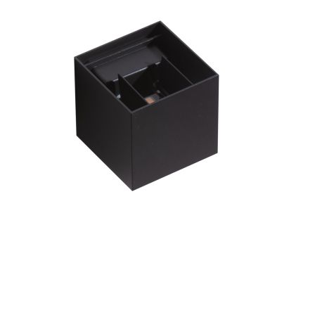 Aplice - Aplica de perete LED exterior ambientala IP54 GAMBINO negru