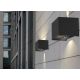 Aplice - Aplica de perete LED exterior ambientala IP54 GAMBINO negru