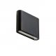 Aplice - Aplica LED de perete exterior ambientala IP54 CREMONA S negru