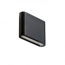 Aplice - Aplica LED de perete exterior ambientala IP54 CREMONA S negru
