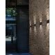 Aplice - Aplica LED de perete exterior ambientala IP54 CREMONA S negru