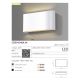 Aplice - Aplica LED de perete exterior ambientala IP54 CREMONA M negru