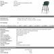 Scaune Bar - Scaun de bar design elegant LUX Volante, verde inchis