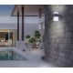 Aplice - Aplica LED de perete exterior moderna IP54 LARS ROUND 3000K