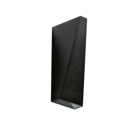 Aplice - Aplica LED de perete exterior cu iluminat ambiental IP54 ZITA XL negru